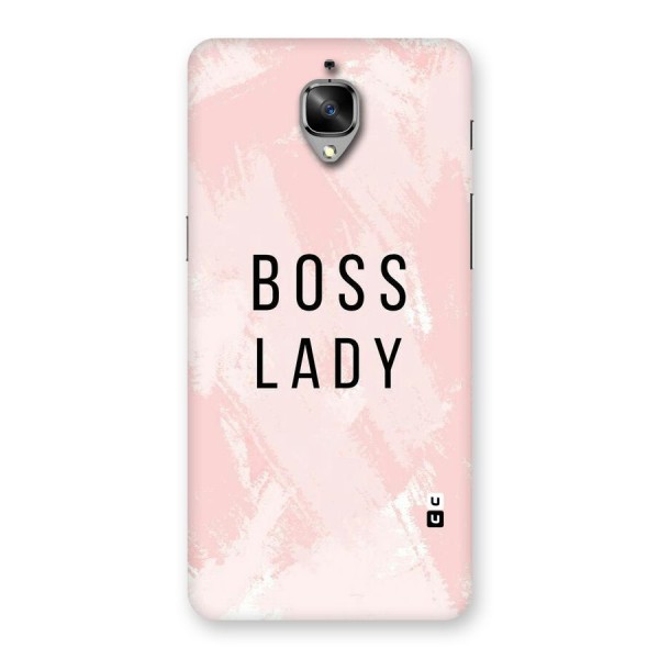 Boss Lady Pink Back Case for OnePlus 3