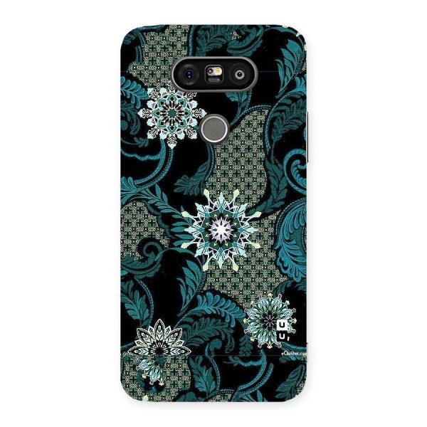 Bottle Green Floral Back Case for LG G5