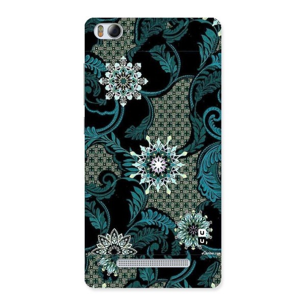 Bottle Green Floral Back Case for Xiaomi Mi4i