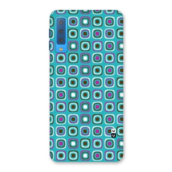 Boxes Tiny Pattern Back Case for Galaxy A7 (2018)