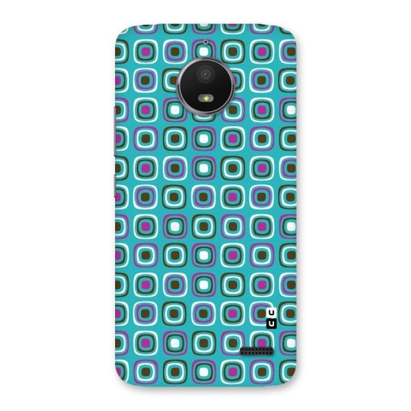 Boxes Tiny Pattern Back Case for Moto E4