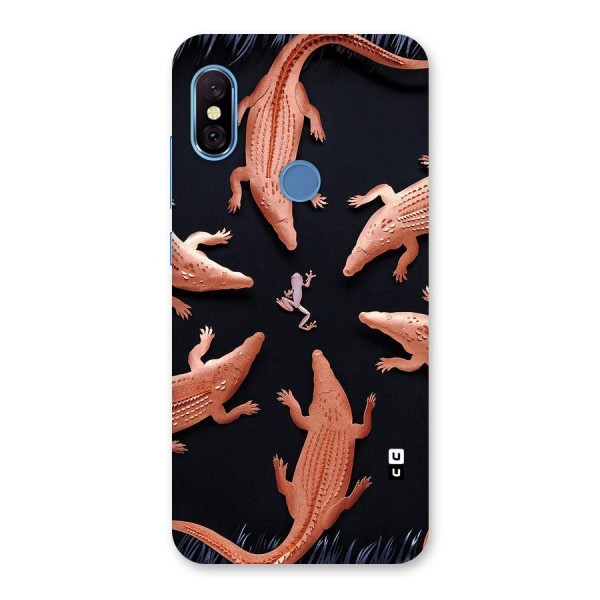 Brave Frog Back Case for Redmi Note 6 Pro