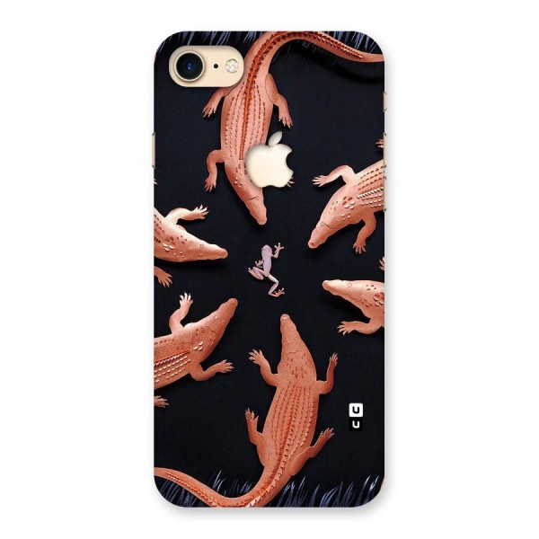 Brave Frog Back Case for iPhone 7 Apple Cut