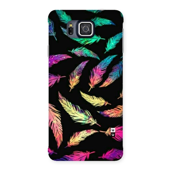 Bright Feathers Back Case for Galaxy Alpha