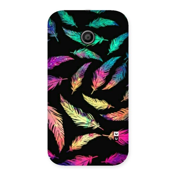 Bright Feathers Back Case for Moto E