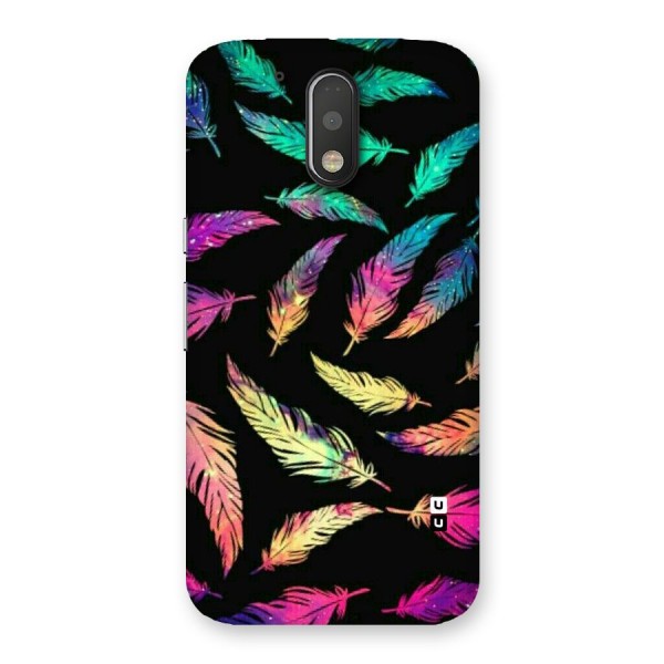 Bright Feathers Back Case for Motorola Moto G4