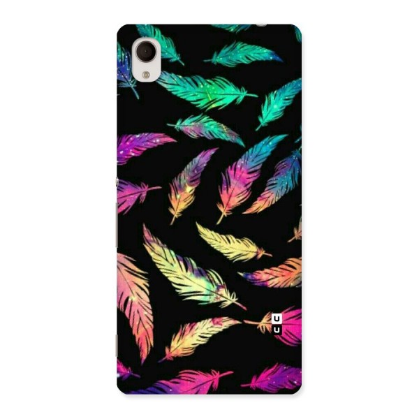 Bright Feathers Back Case for Sony Xperia M4