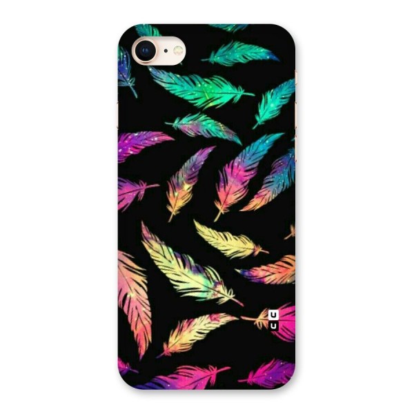 Bright Feathers Back Case for iPhone 8