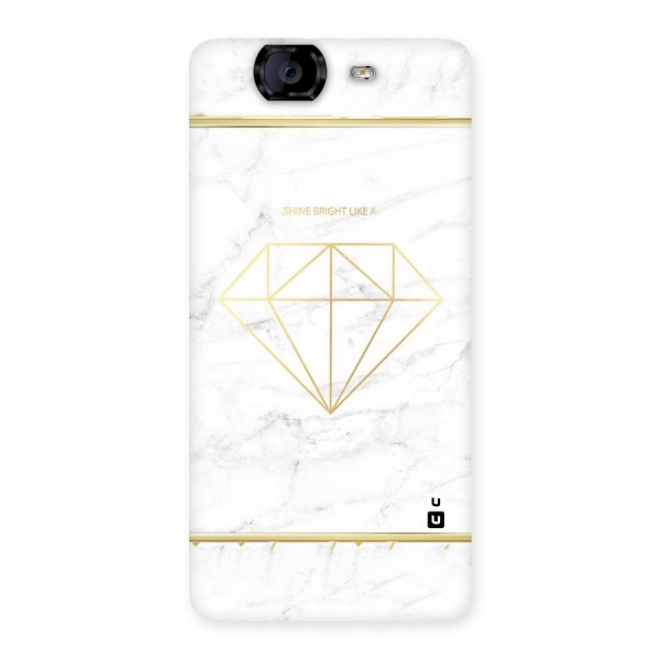 Bright Gold Diamond Back Case for Canvas Knight A350