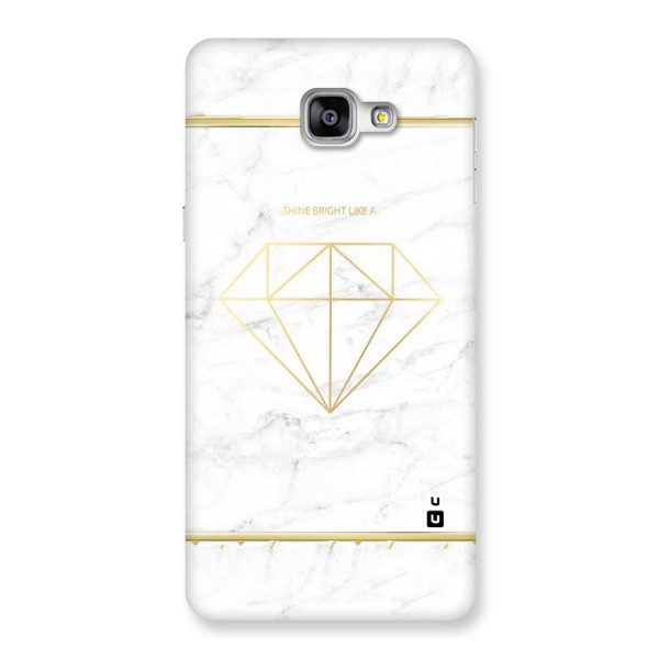 Bright Gold Diamond Back Case for Galaxy A9