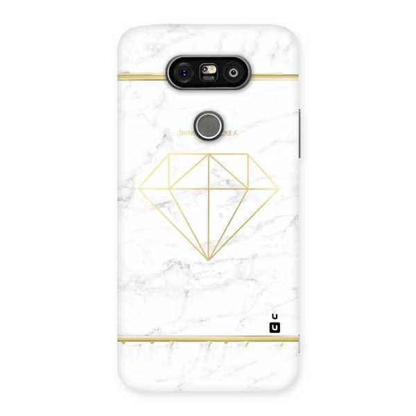 Bright Gold Diamond Back Case for LG G5