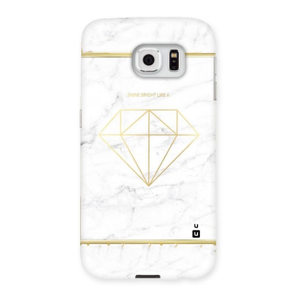 Bright Gold Diamond Back Case for Samsung Galaxy S6