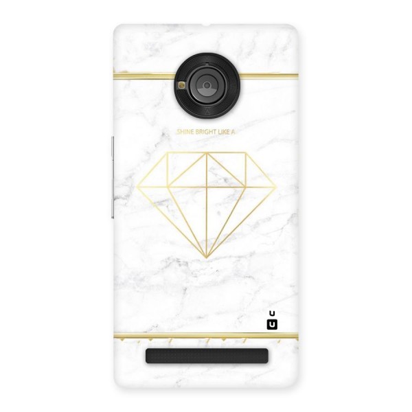 Bright Gold Diamond Back Case for Yu Yuphoria