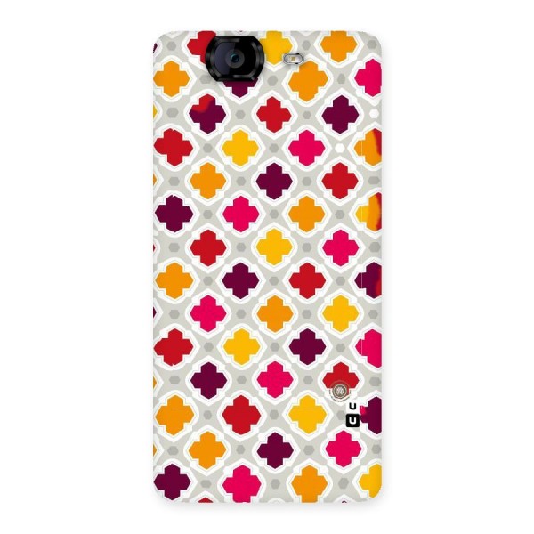 Bright Pattern Back Case for Canvas Knight A350