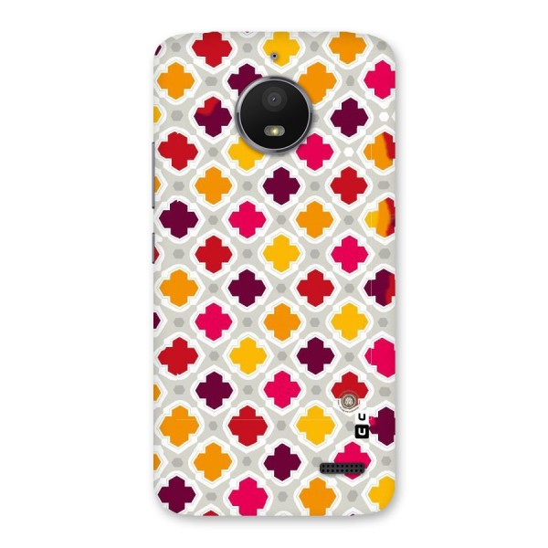 Bright Pattern Back Case for Moto E4