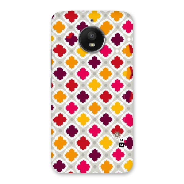 Bright Pattern Back Case for Moto E4 Plus