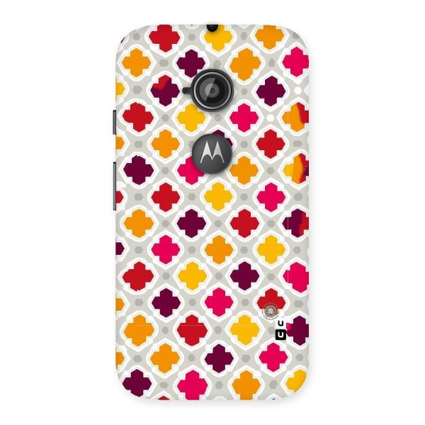 Bright Pattern Back Case for Moto E 2nd Gen