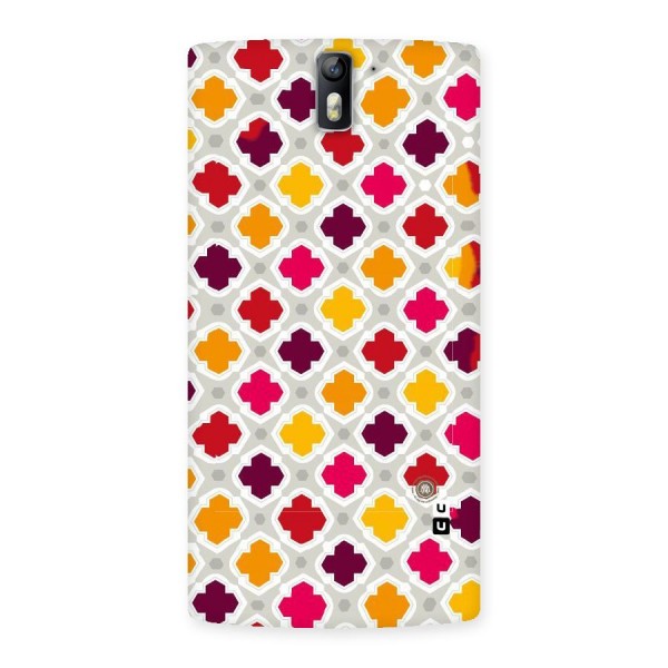 Bright Pattern Back Case for One Plus One