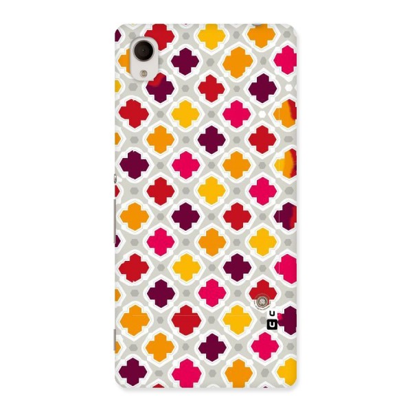 Bright Pattern Back Case for Xperia M4 Aqua