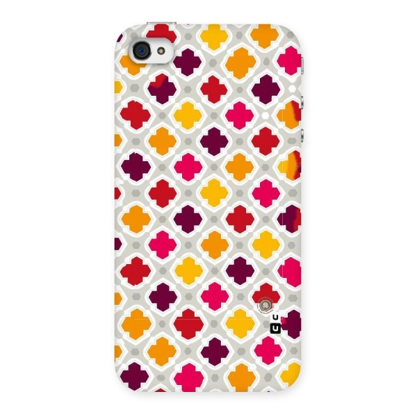 Bright Pattern Back Case for iPhone 4 4s