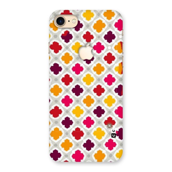 Bright Pattern Back Case for iPhone 7 Apple Cut