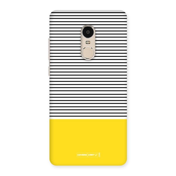 Bright Yellow Stripes Back Case for Xiaomi Redmi Note 4