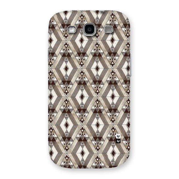 Brown Abstract Design Back Case for Galaxy S3 Neo