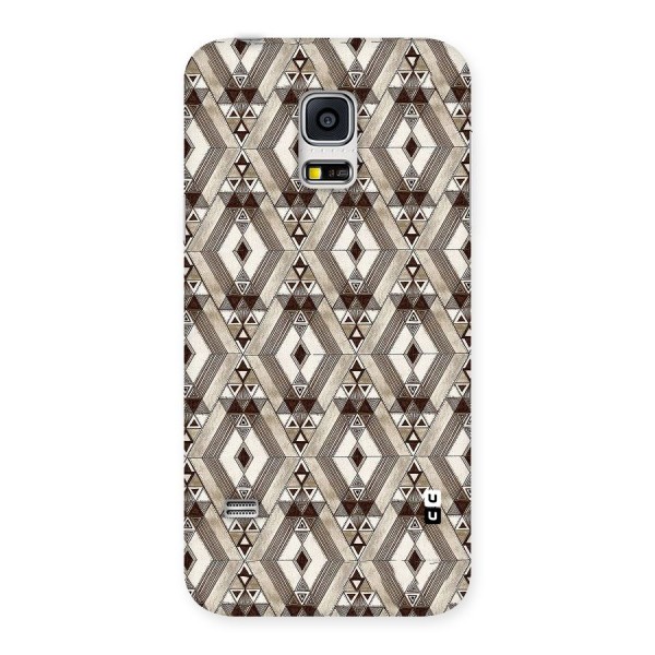 Brown Abstract Design Back Case for Galaxy S5 Mini