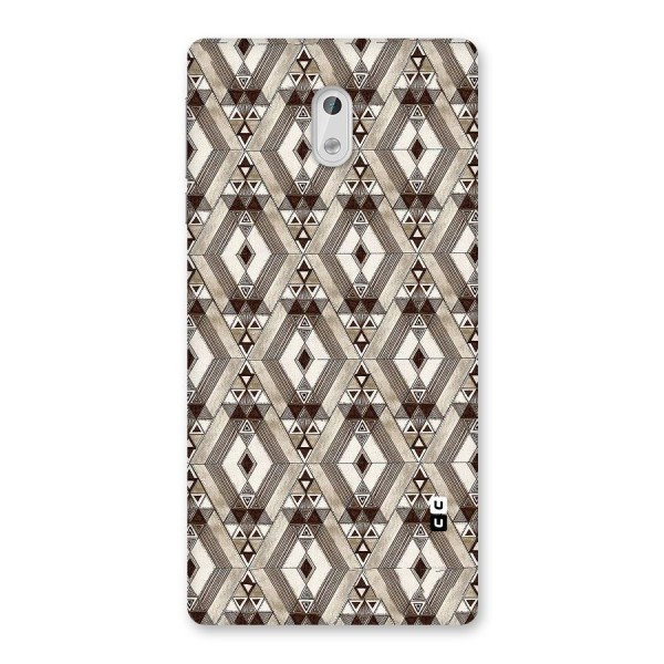 Brown Abstract Design Back Case for Nokia 3