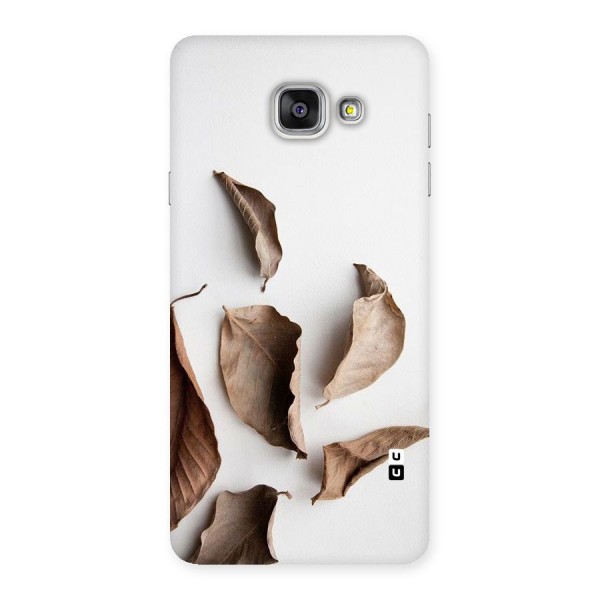 Brown Dusty Leaves Back Case for Galaxy A7 2016