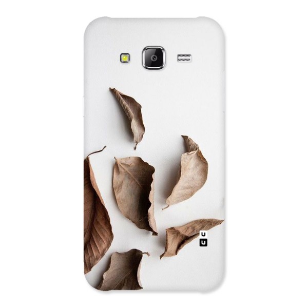 Brown Dusty Leaves Back Case for Samsung Galaxy J5