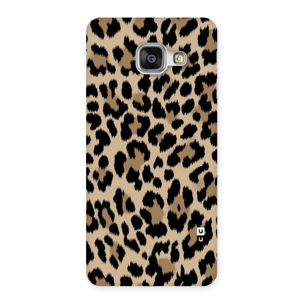 Brown Leapord Print Back Case for Galaxy A3 2016