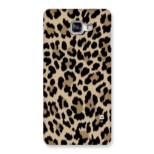 Brown Leapord Print Back Case for Galaxy A9