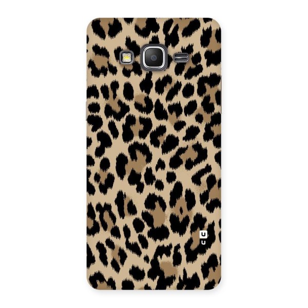 Brown Leapord Print Back Case for Galaxy Grand Prime