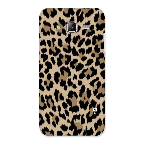 Brown Leapord Print Back Case for Samsung Galaxy J5