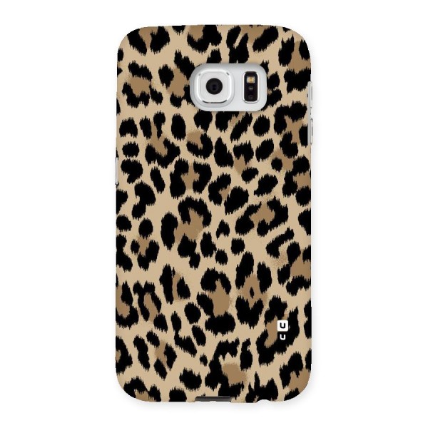 Brown Leapord Print Back Case for Samsung Galaxy S6