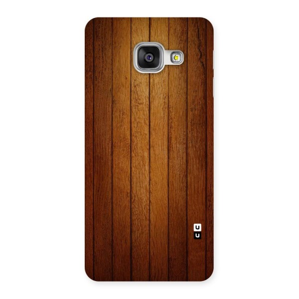 Brown Wood Design Back Case for Galaxy A3 2016