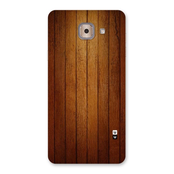 Brown Wood Design Back Case for Galaxy J7 Max