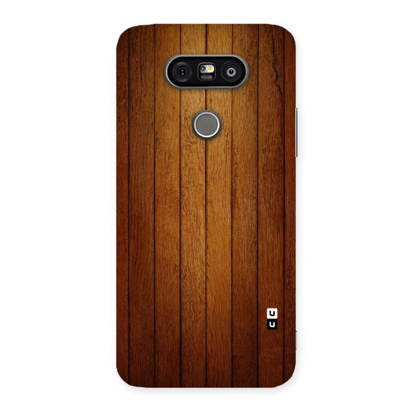 Brown Wood Design Back Case for LG G5