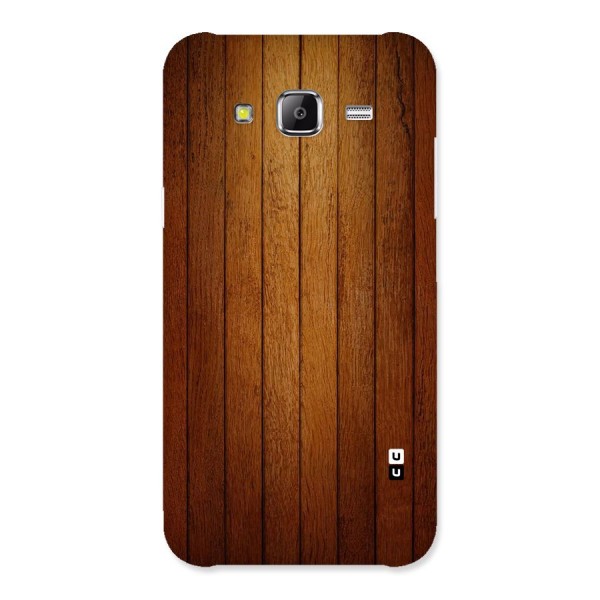 Brown Wood Design Back Case for Samsung Galaxy J5