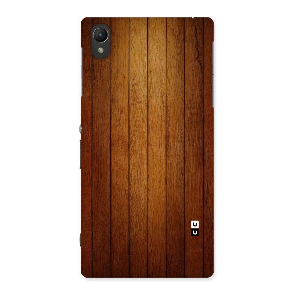 Brown Wood Design Back Case for Sony Xperia Z1