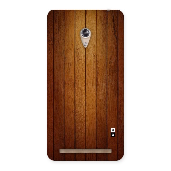 Brown Wood Design Back Case for Zenfone 6