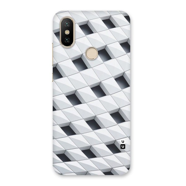 Building Pattern Back Case for Mi A2