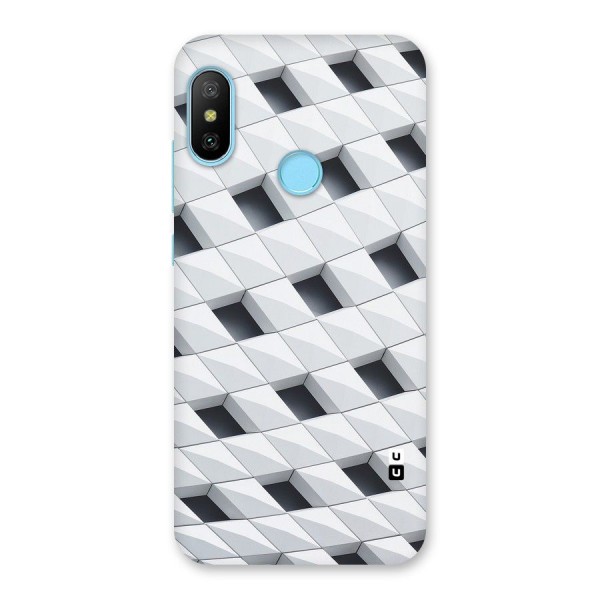 Building Pattern Back Case for Redmi 6 Pro