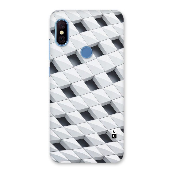 Building Pattern Back Case for Redmi Note 6 Pro