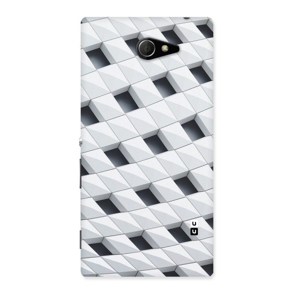 Building Pattern Back Case for Sony Xperia M2