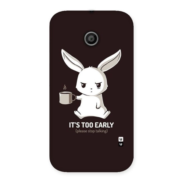 Bunny Early Back Case for Moto E