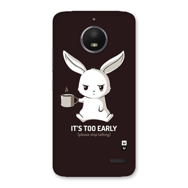 Bunny Early Back Case for Moto E4