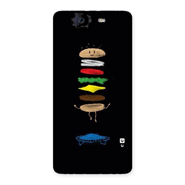 Burger Jump Back Case for Canvas Knight A350