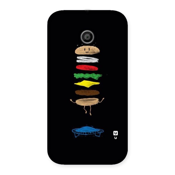 Burger Jump Back Case for Moto E